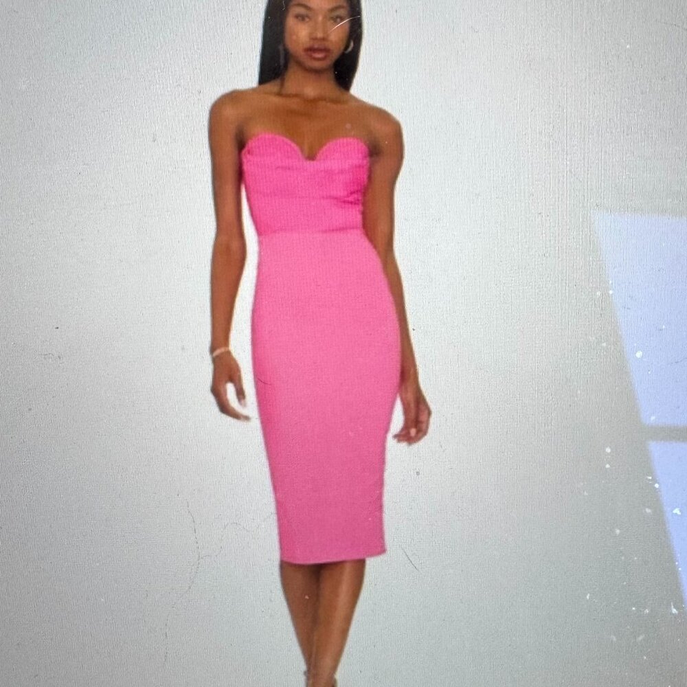 NWT REVOLVE Sophia strapless dress by More to Come M